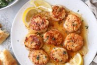 Golden Seared Scallops with Zesty Lemon Butter