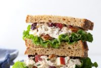 Crunchy Pecan, Crisp Apple, and Tangy Dried Cherry Chicken Salad