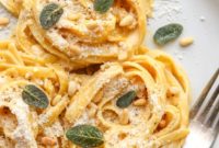 Creamy Pumpkin Alfredo Pasta