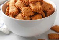 Golden Sweet Potato Cheddar Crackers