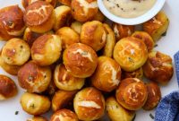 Rosemary Cheddar Pretzel Poppers
