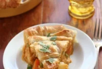 Coconut Curried Chicken Pot Pie
