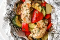 Chicken & Veggie Foil Packet Meals