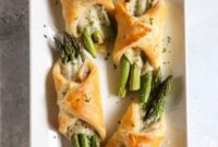 Golden Asparagus-Pancetta Pastry Parcels