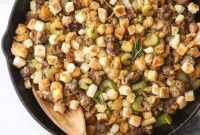 Savory Stovetop Sausage Stuffing