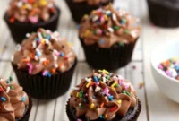 Heavenly Chocolate Nutella Cupcakes