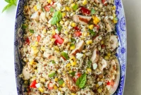 Vibrant Grilled Chicken Quinoa Salad