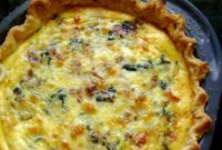 Savory Bacon and Spinach Quiche