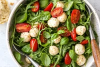 Peppery Arugula Caprese
