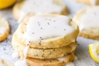 Sunshine Lemon Poppy Seed Shortbread