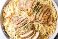 Creamy Chicken Fettuccine Alfredo