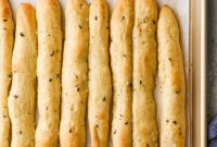 Effortless No-Knead Breadsticks