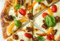 Italian Sausage Pizza: A Garden Fresh Feast