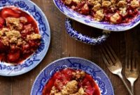 Sun-Kissed Berry Rhubarb Crisp