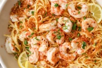 Zesty Shrimp Scampi Pasta