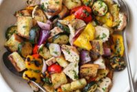 Charred Chicken and Veggie Panzanella Feast