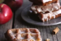 Waffled Apple Fritter Doughnuts