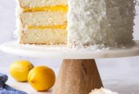 Luscious Lemon Coconut Cake