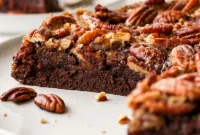 Decadent Pecan Pie Brownies