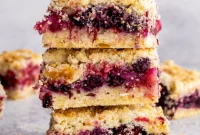Rustic Berry Crumb Bars