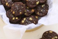 Salty Sweet Chocolate Pistachio Cookies