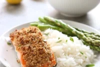 Golden Hazelnut Salmon