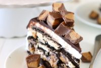 Reeses Indulgent Chocolate Peanut Butter Icebox Delight