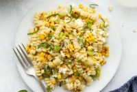 Smoky Creamy Grilled Corn Pasta
