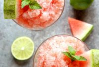 Cooling Watermelon Lime Granita