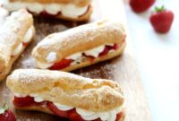 Strawberry Cheesecake Dream Eclairs