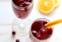 Vibrant Cranberry Orange Sparkler