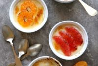 Golden Crusted Yogurt with Winter Fruit