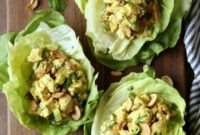 Spiced Chicken Lettuce Wraps