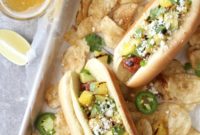 Pineapple Avocado Salsa Dogs