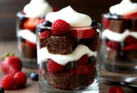 Decadent Brownie Berry Delight