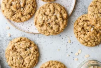 Perfectly Chewy Oatmeal Cookies