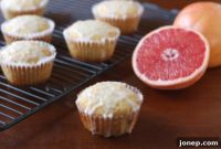 Zesty Pink Grapefruit Cupcakes
