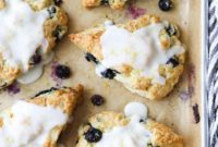 Zesty Lemon Blueberry Scones