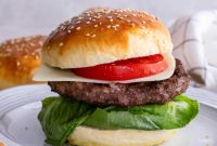 Pillowy Burger Buns From Scratch