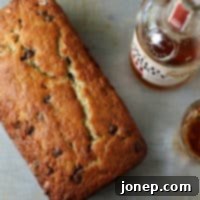 Chocolate Bourbon-Spiked Banana Bread