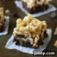Ultimate Caramel Popcorn Fudge Brownies 2 Caramel Popcorn Fudge Brownies
