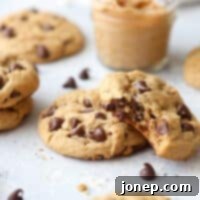 Peanut Butter Chocolate Chip Cookies 6 Thick and soft chocolate chip peanut butter cookies are a fun treat!