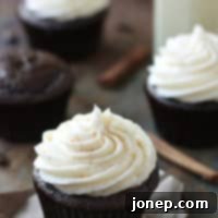 Eggnog Kissed Chocolate Spice Cupcakes 2 img 1559 6