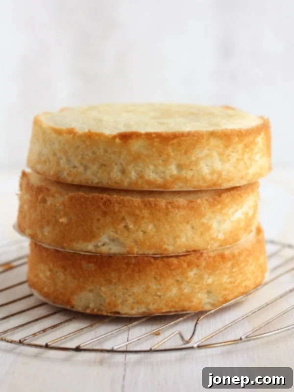 How to bake flat even cake layers