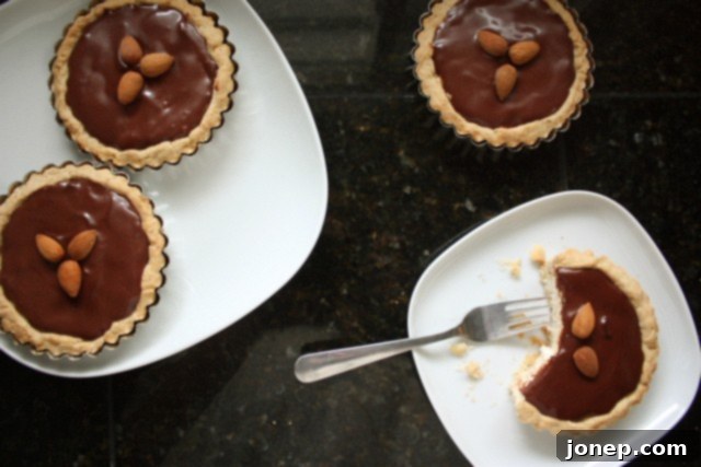 Almond Joy Tarts arranged beautifully, ready to be enjoyed