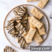 Nutty Brown Butter Shortbread 10 overhead view of brown butter shortbread cookies on a plate