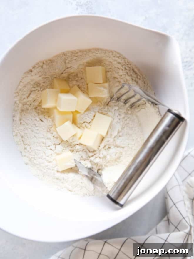 Simple Buttermilk Biscuits 3 Kitchen Tools for Making Biscuits: Pastry Blender, Mixing Bowl, Baking Sheet