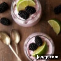 Blackberry Lime Fool | completelydelicious.com