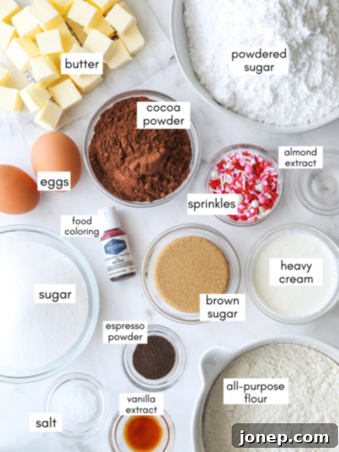 Decadent Chocolate Sugar Cookies 3 Chocolate Sugar Cookie Ingredients
