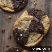 Malted Dual Chocolate Chip Cookies 8 Malted Chocolate Chip and Reverse Chip Cookies